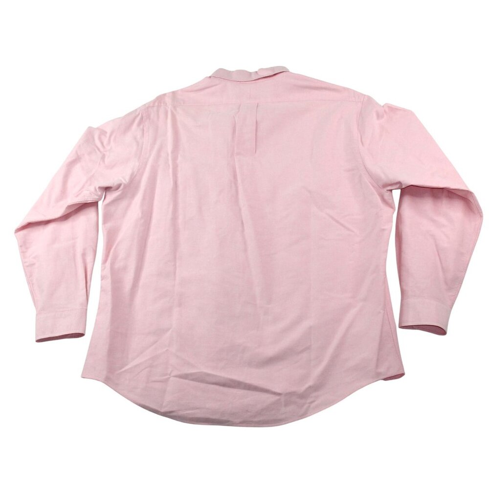 Ralph Lauren Mens 2XL Custom Fit Pink Flesh Pony Dress Shirt Button Down - Picture 2 of 9